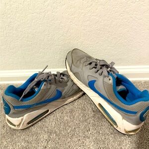 Kids Gray and Blue Sneakers